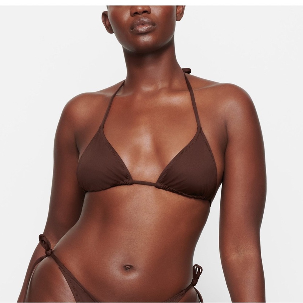 Skims Triangle Bikini Top NWT